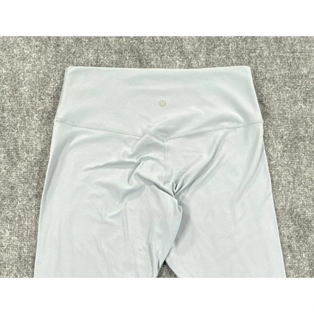 Lululemon Align Womens Size 10 Blue Gray High-Rise Crop 21 Nulu Leggings